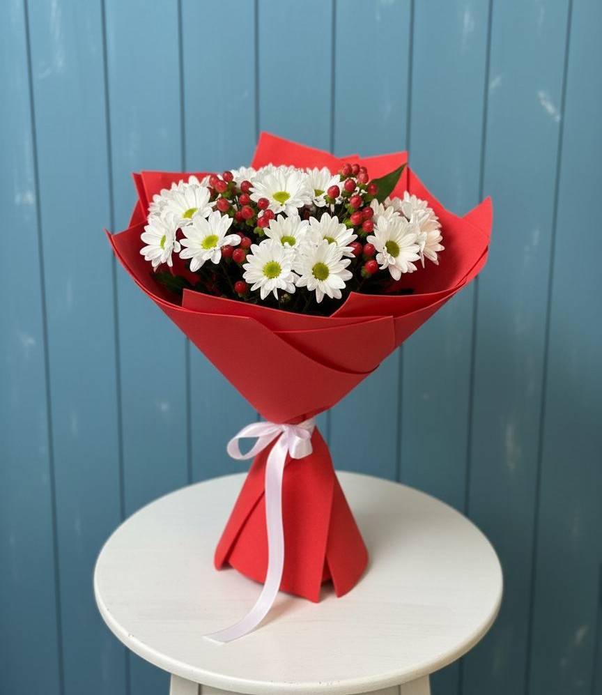 Букет цветов из: Хризантемы в Кизилюрте