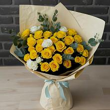 Букет цветов из:  Розы #REPLACE_PRED# Кизилюрте