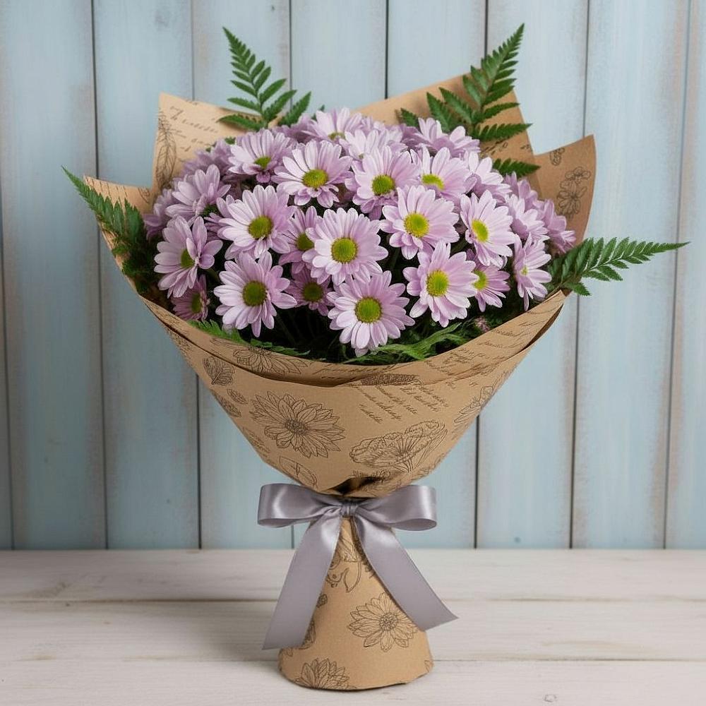 Букет цветов из: Хризантемы в Кизилюрте