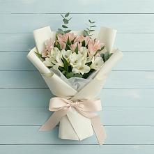 Букет цветов из:  Альстромерии в Кизилюрте