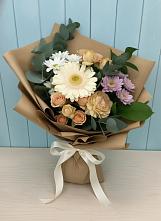 Букет цветов из:  Герберы и Хризантемы в Кизилюрте
