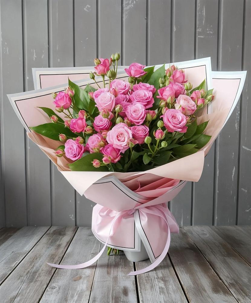 Букет Розовый кустик в Кизилюрте