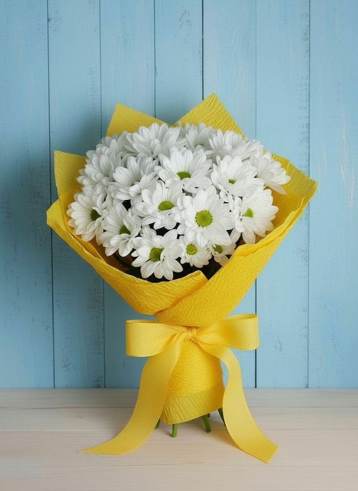 Букет цветов из: Хризантемы в Кизилюрте