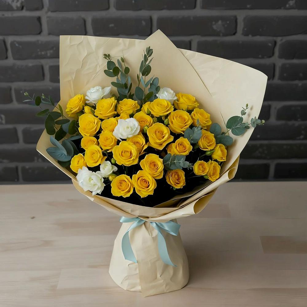 Букет цветов из: Розы в Кизилюрте