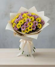 Букет цветов из:  Хризантемы в Кизилюрте
