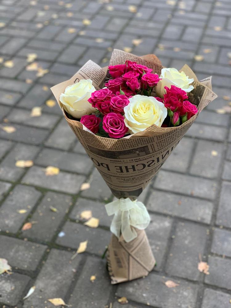 Букет цветов из: Розы в Кизилюрте